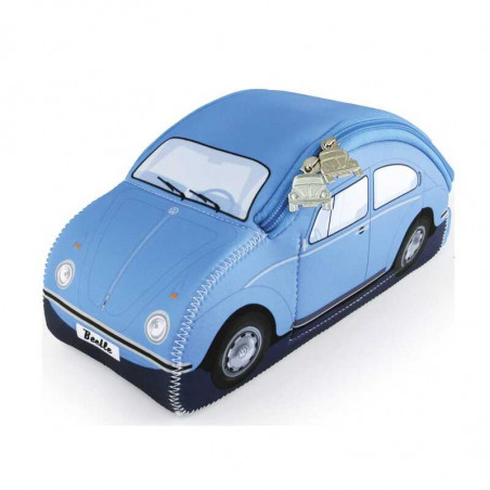 MINI NECESER NEOPRENO ESCARABAJO VW AZUL