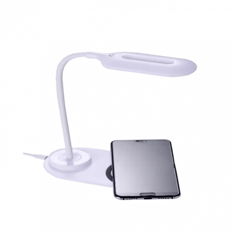 LÁMPARA LED CON CARGADOR  INALÁMBRICO