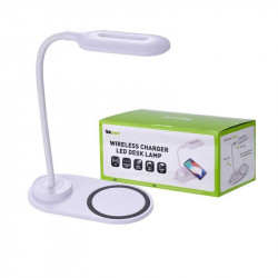 LÁMPARA LED CON CARGADOR  INALÁMBRICO