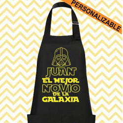 DELANTAL PERSONALIZADO "MEJOR DE LA GALAXIA"