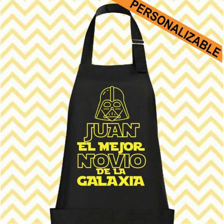 DELANTAL PERSONALIZADO "MEJOR DE LA GALAXIA"