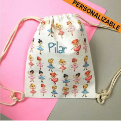 mochila saco personalizado infantil