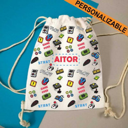 mochila saco personalizado infantil