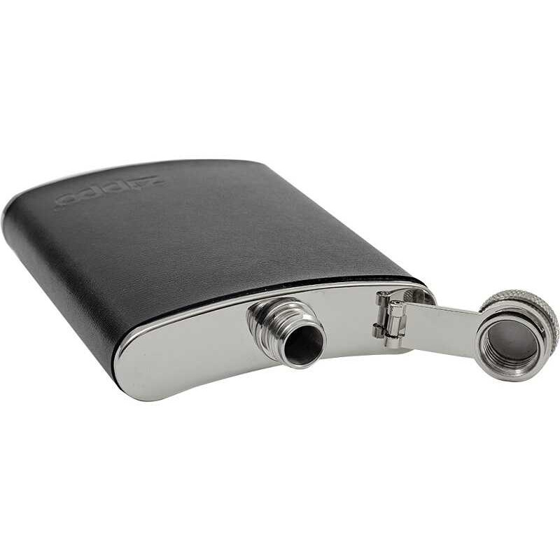 PETACA ZIPPO PIEL 6oz