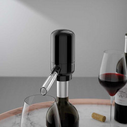 dispensador y aireador de vino eléctrico