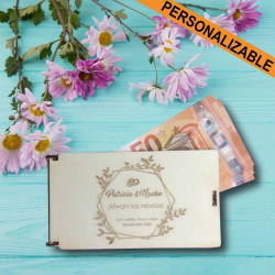 Caja personalizada para regalar dinero