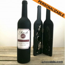 SET DE VINO PERSONALIZADO