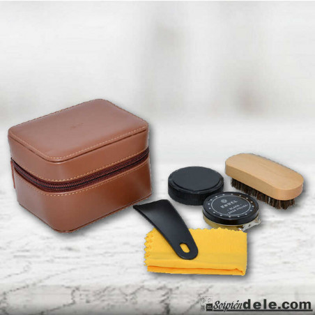 estuche limpia zapatos