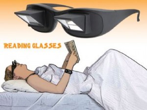 gafas para leer tumbado