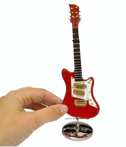 miniatura guitarra eléctrica
