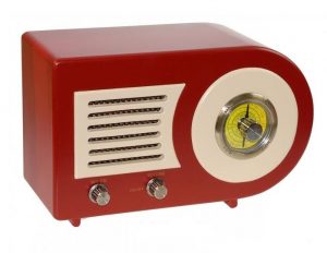 radio retro madera