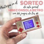 ¡Sorteamos mini consola retro con juegos de los 80!