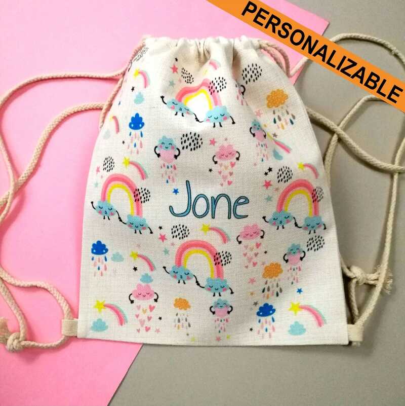 Mochila de cuerdas infantil personalizada