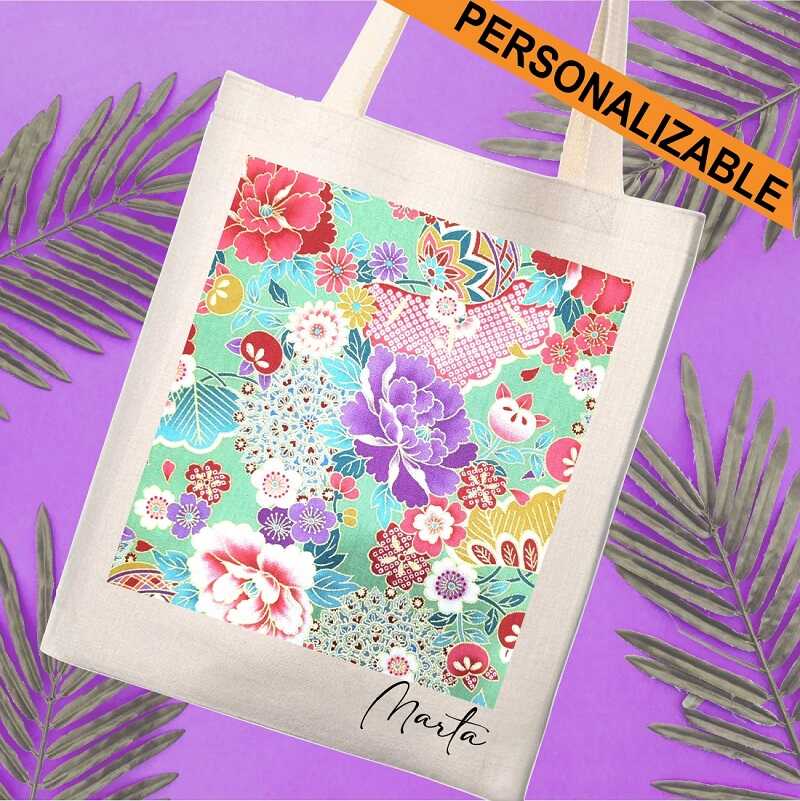 tote bag flores